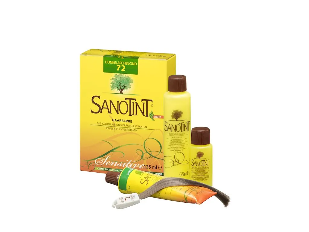 SANOTINT light Haarfarbe – 72 Dunkelaschblond