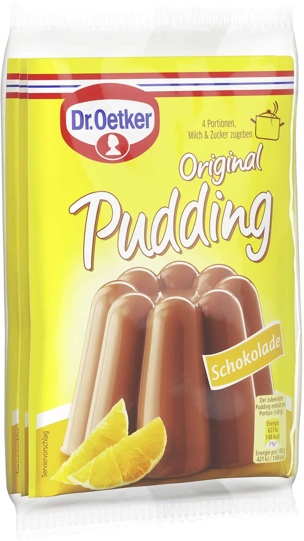 Oetker Original Pudding Schokolade 3er 133g