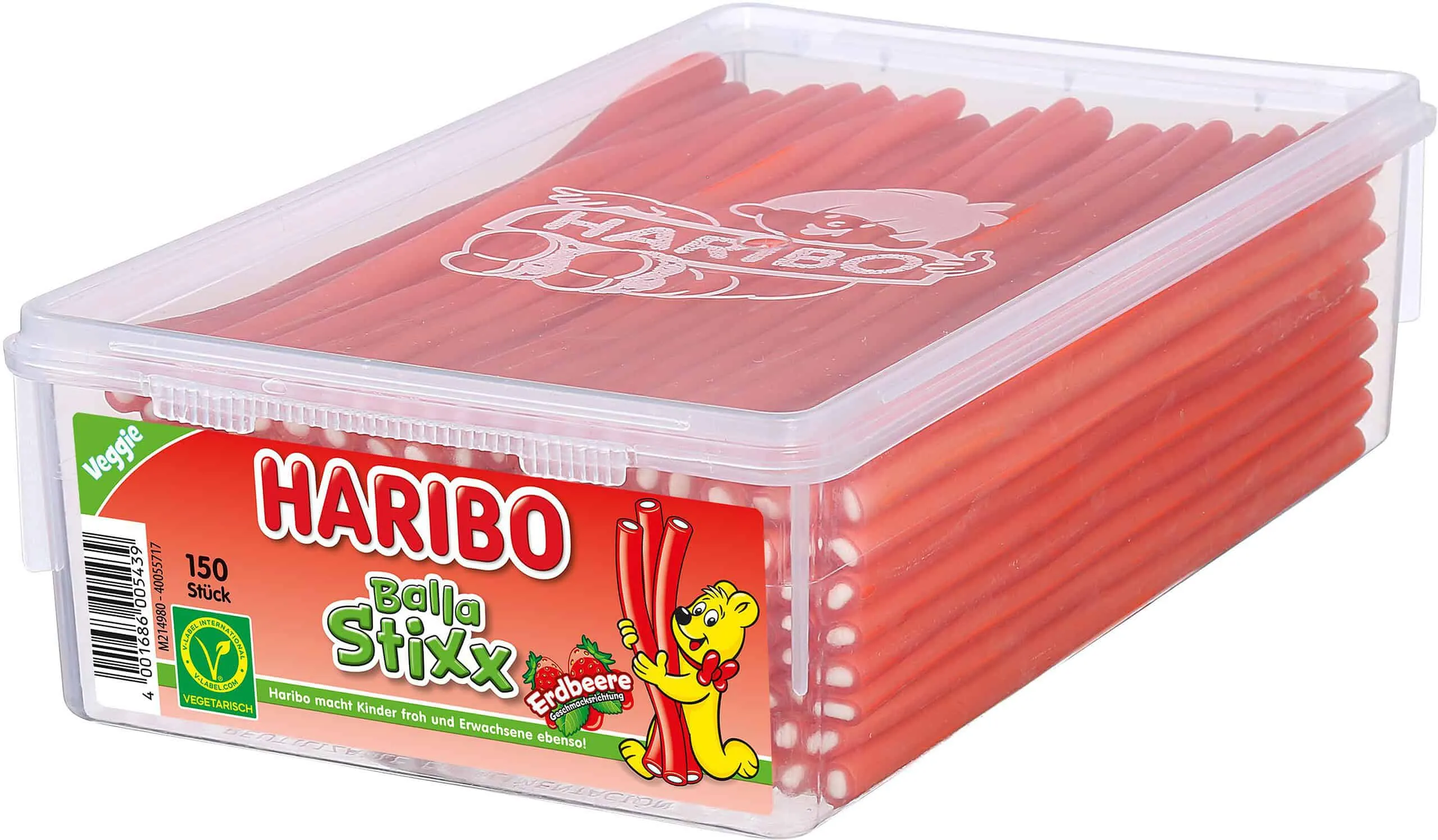 Haribo Balla Stixx Erdbeere 150 St. 1,125kg