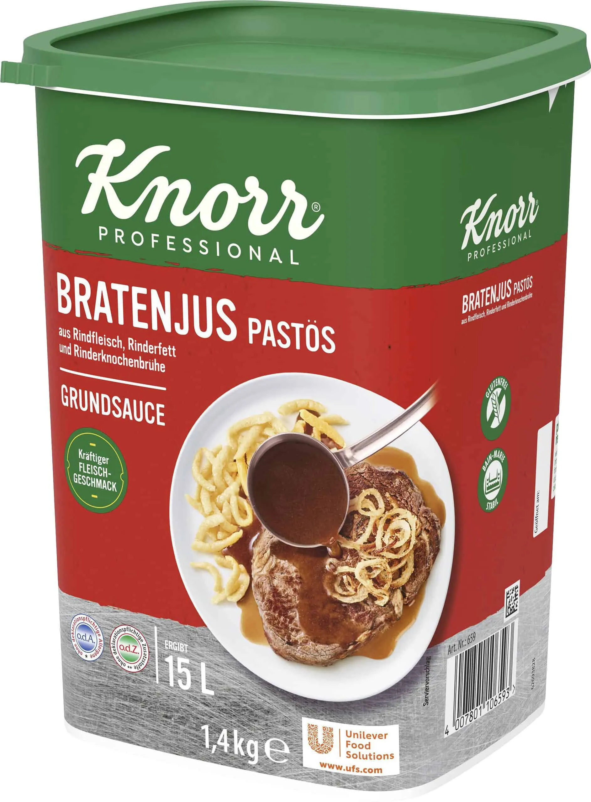 Knorr Bratenjus pastös 1,4kg – Bild 2
