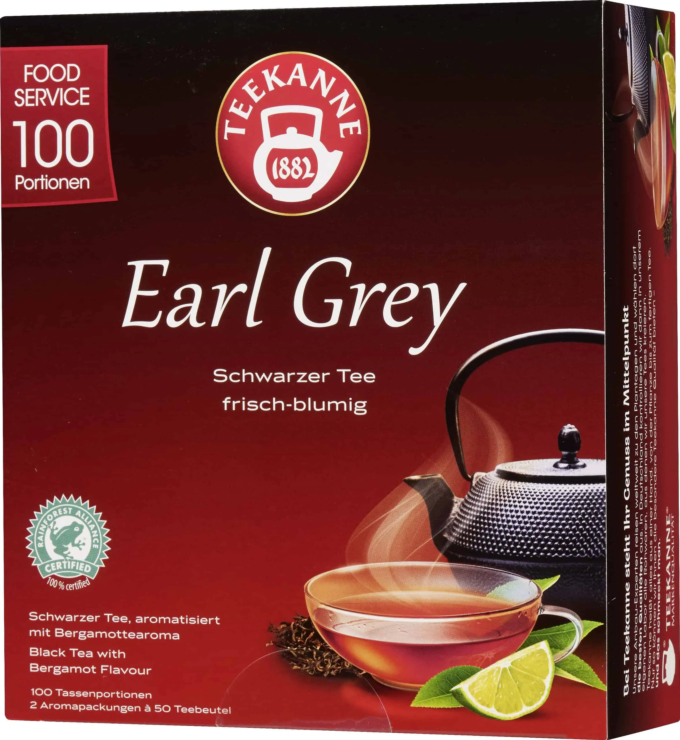 Teekanne Earl Grey 100 er 175 g