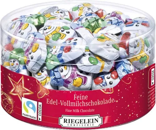 Riegelein Massiv Schneemännchen Minis 72 St. 400g