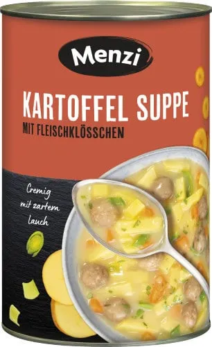 Menzi Kartoffelsuppe Mit Fleischklößchen 5/1 4,2 L