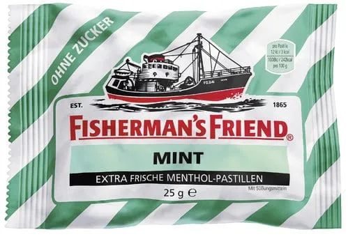 Fisherman’s Friend Mint Pastillen ohne Zucker 24 Beutel x25g 600g