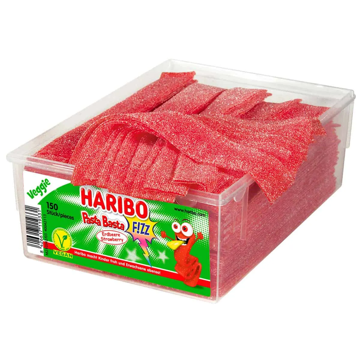 Haribo Pasta Basta Erdbeere SOUR 1,12kg – Bild 2