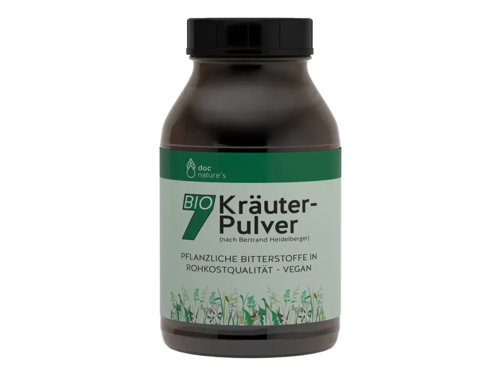 7 Kräuter Pulver nach Bertrand Heidelberger bio (150g)