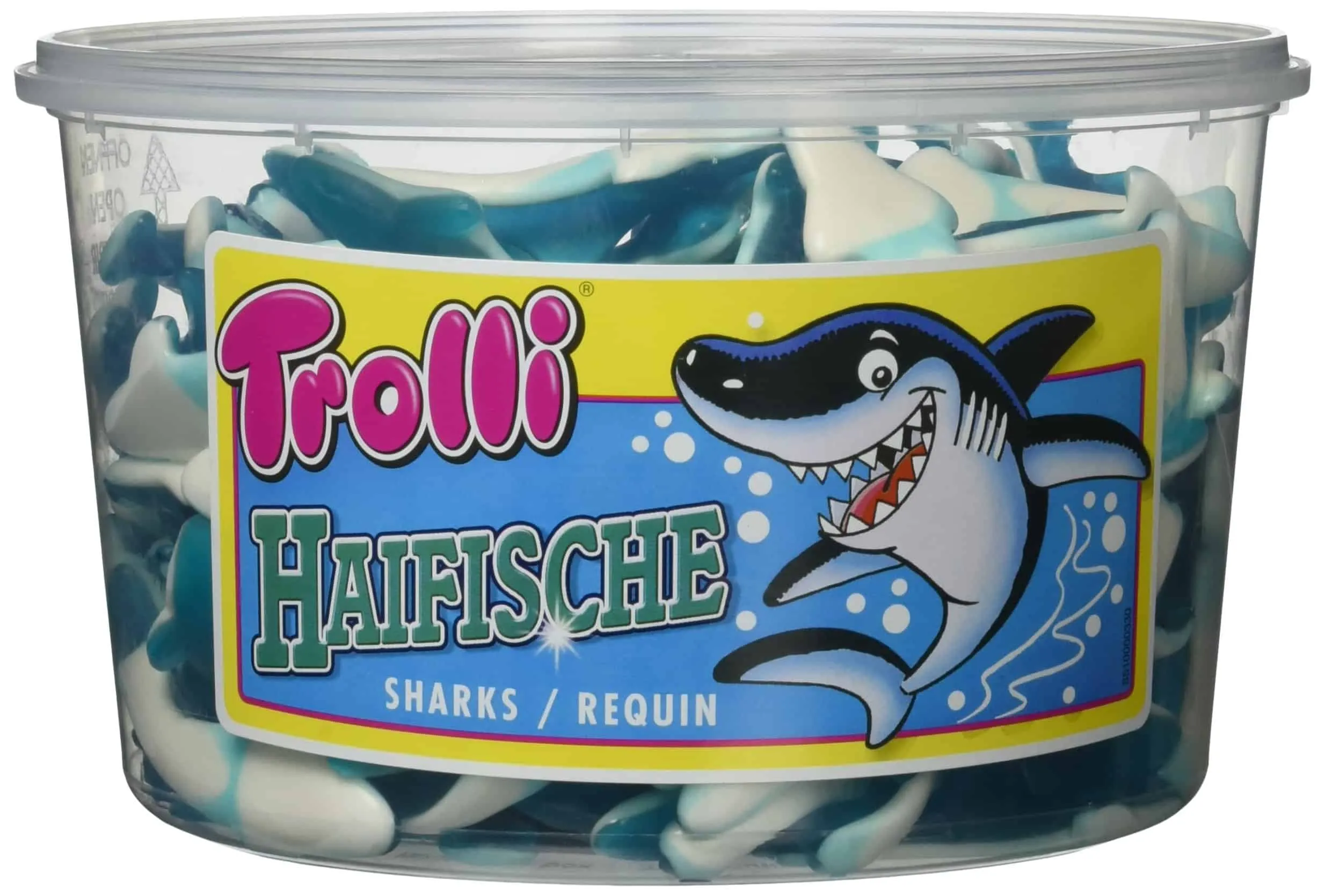 Trolli Haifische Fruchtgummi 150 Stück 1,28kg