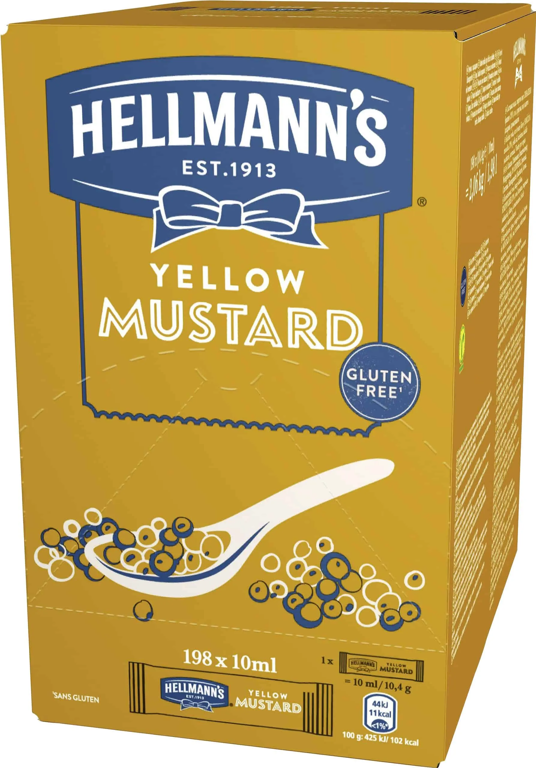 Hellmann’s Yellow Mustard Portionsbeutel 198 x 10 ml