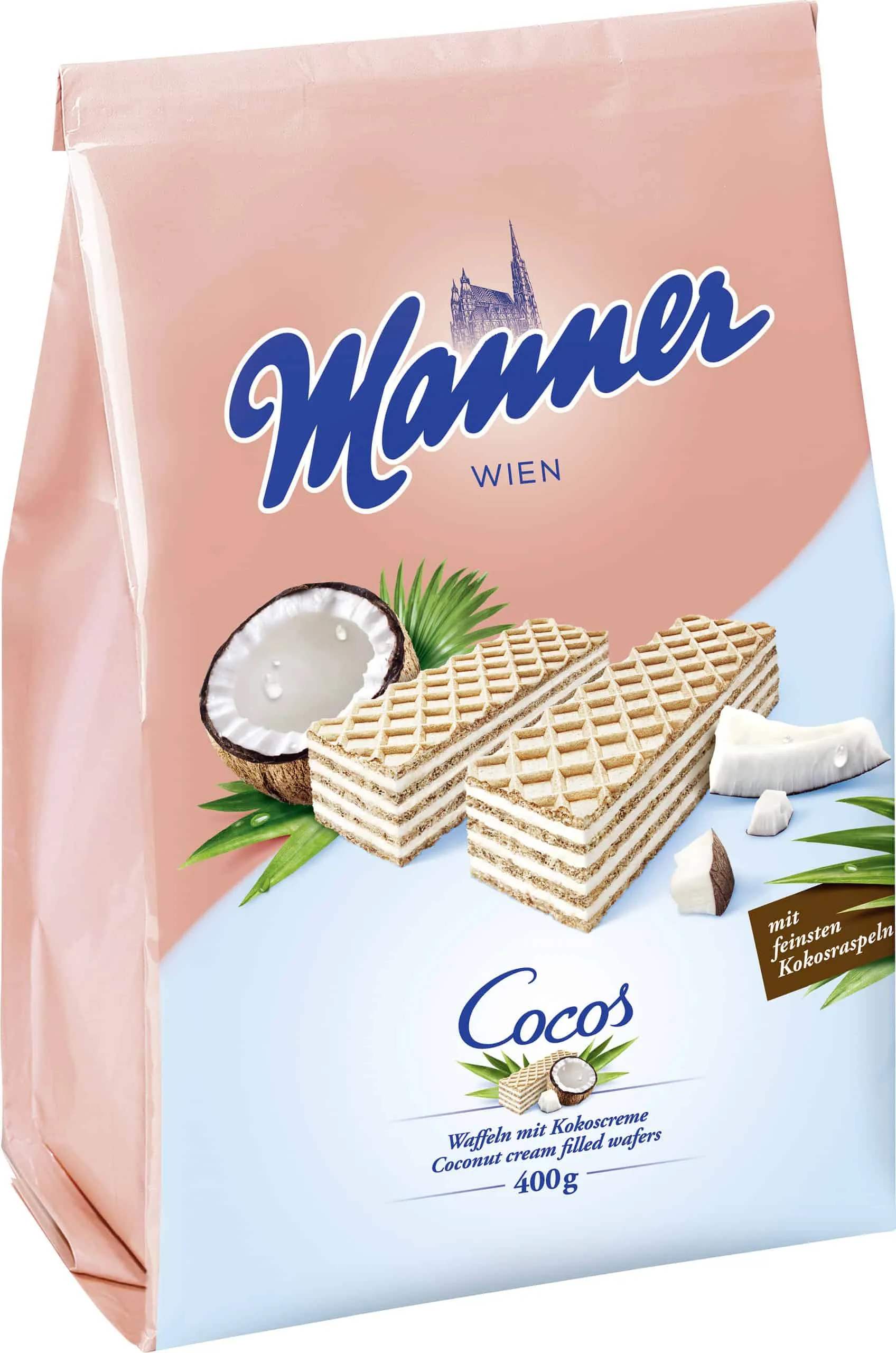 Manner Cocos Schnitten 400g
