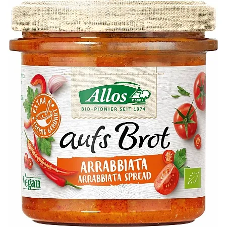 Allos Aufs Brot Arrabbiata 140g