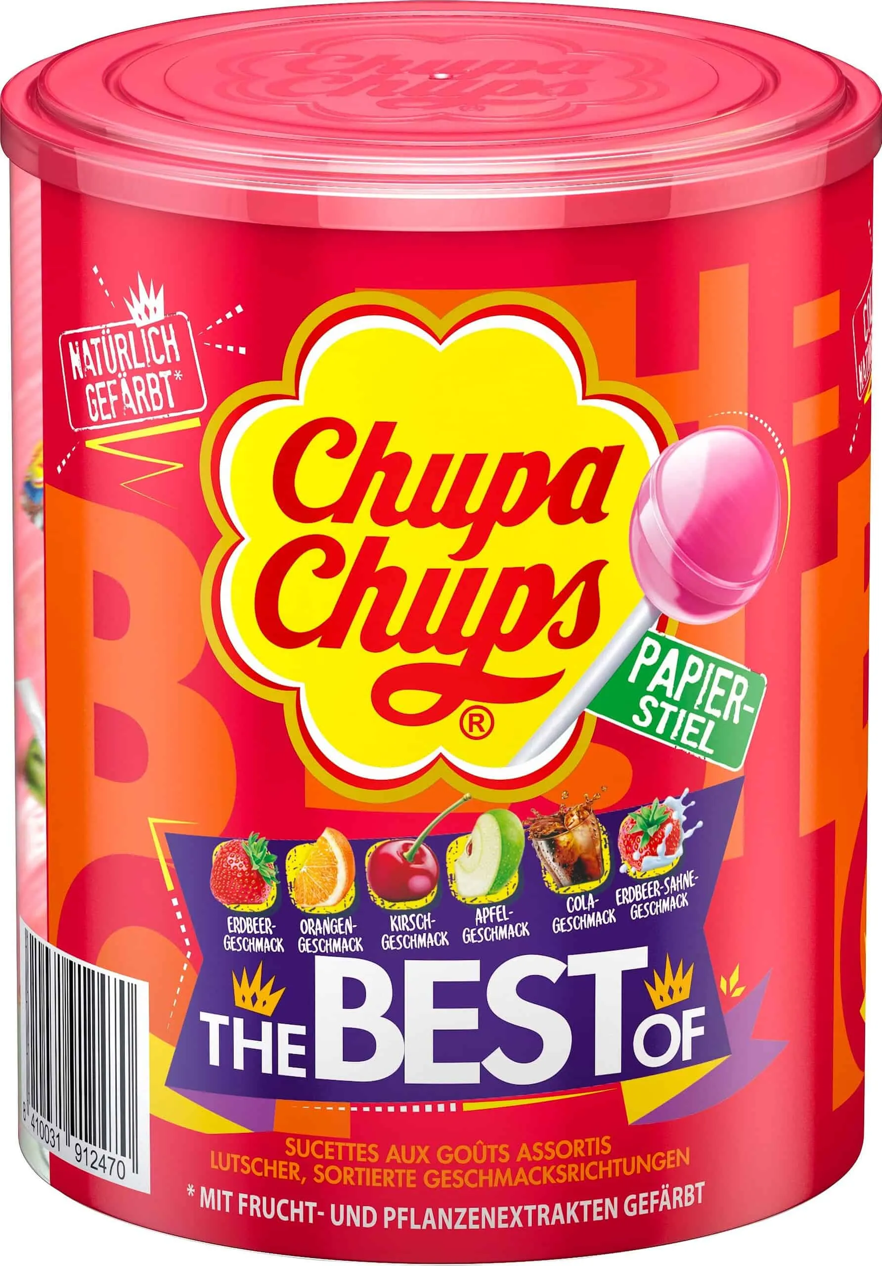 Chupa Chups Lutscher The Best Of 50er Dose 600g – Bild 2