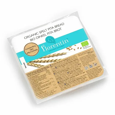 Florentin Dinkel Vollkorn Pita Brot 4 Stück 260g