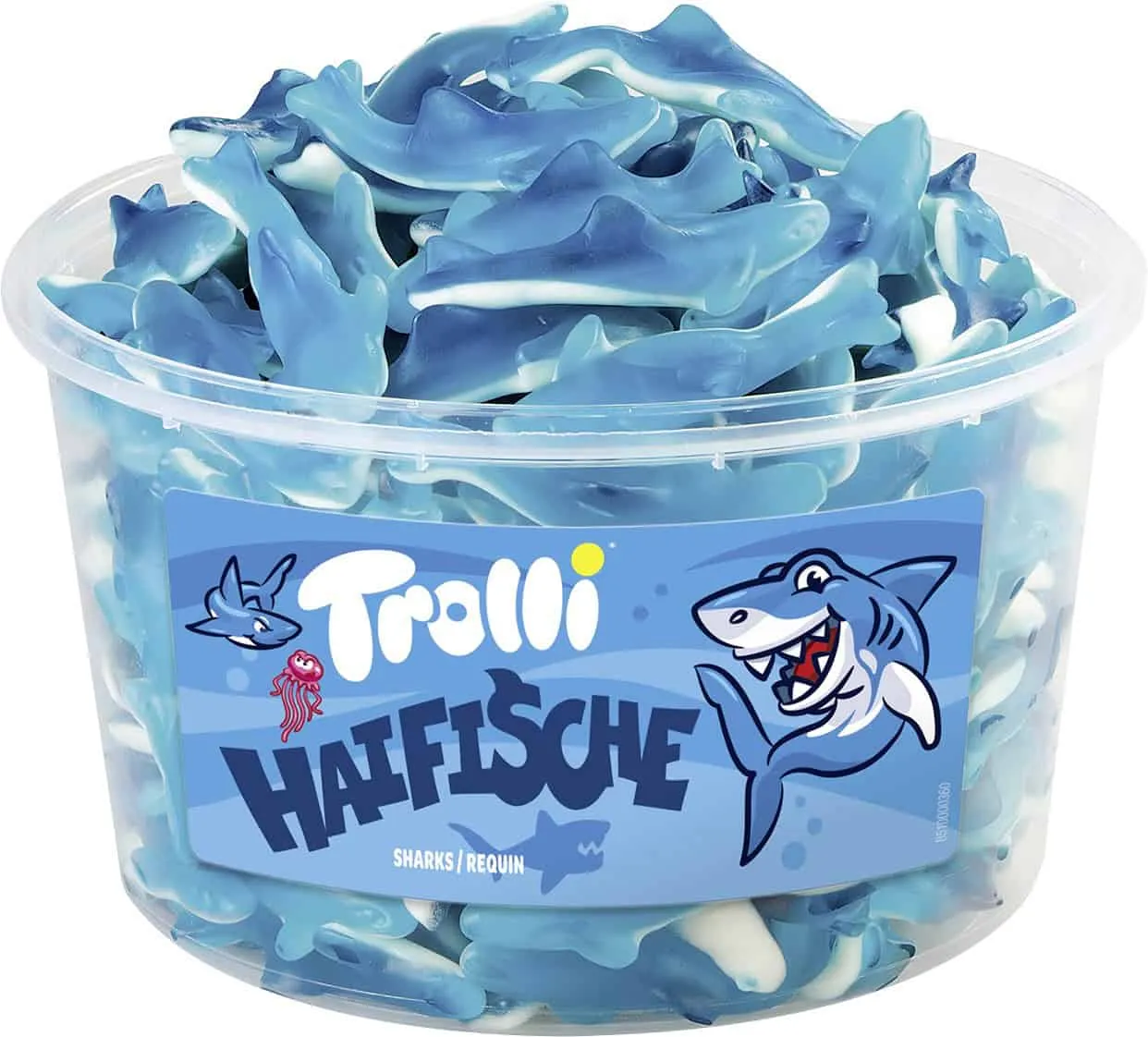 Trolli Haifische Fruchtgummi 150 Stück 1,28kg – Bild 2