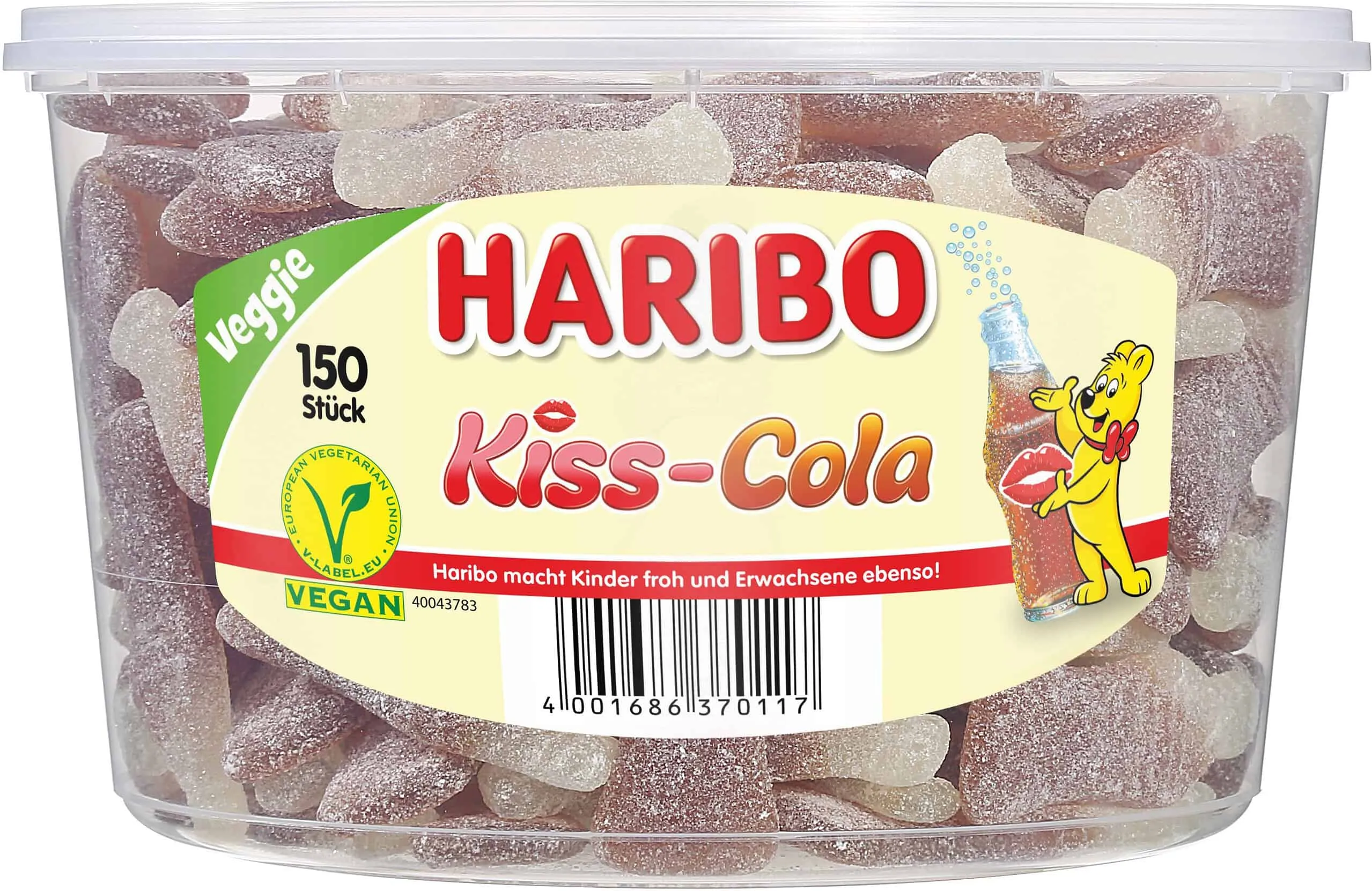 Haribo Kiss Cola 150 St. 1,35kg – Bild 2