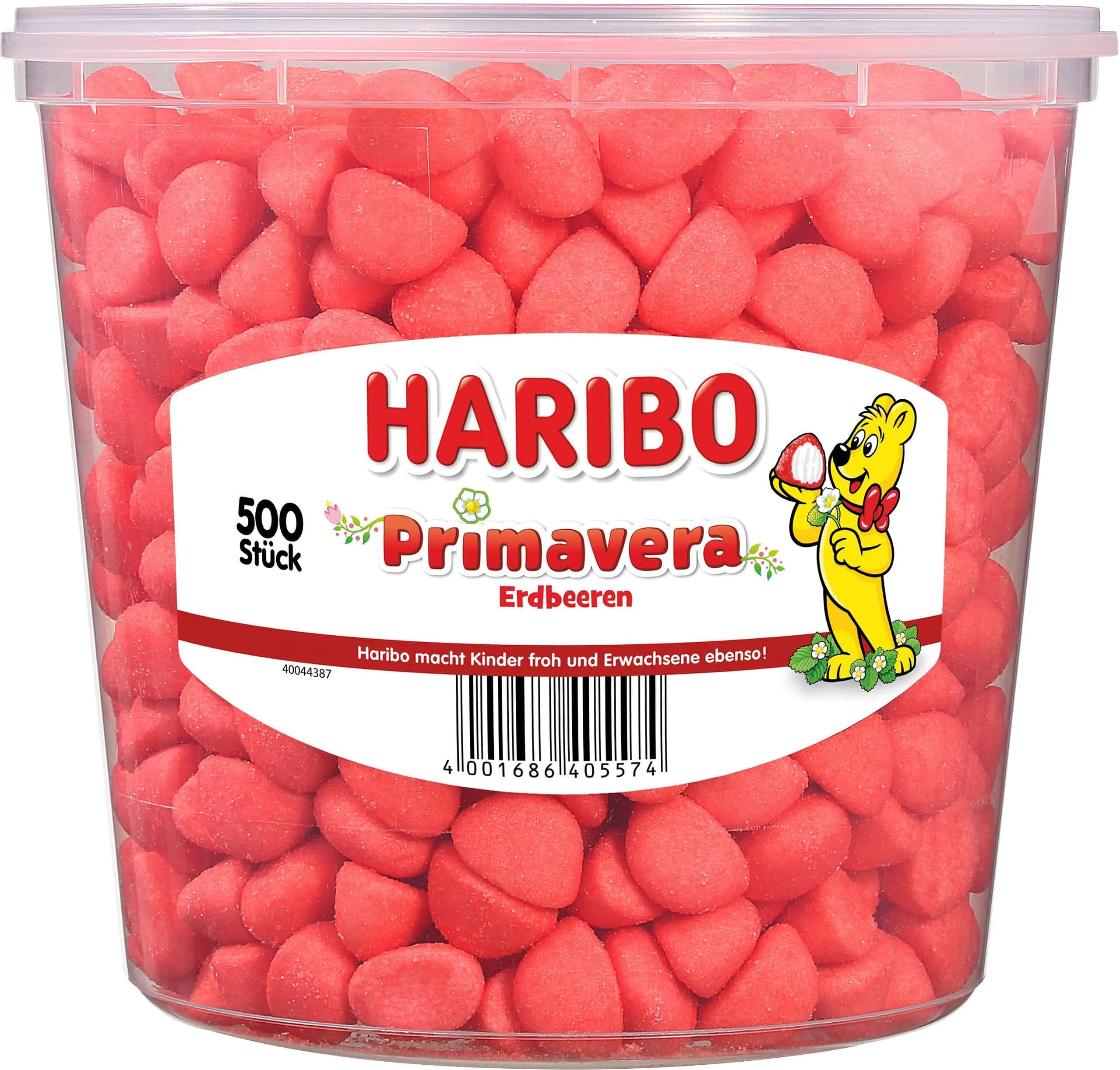 Haribo Primavera Erdbeeren klein 500 St. 1,15kg
