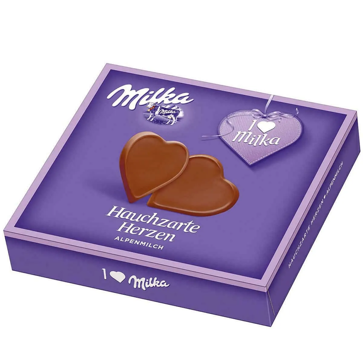 I Love Milka Hauchzarte Herzen Vollmilch 130g