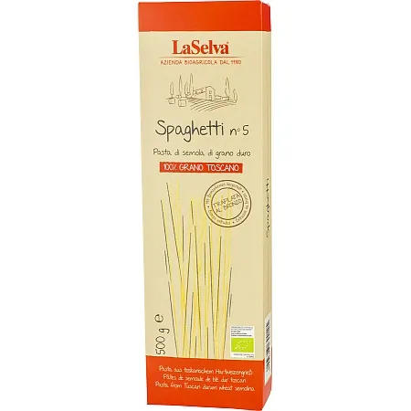 LaSelva Spaghetti n° 5 – Teigwaren aus Hartweizengrieß 500g