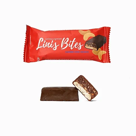Linis Bites Cashew Choc Crunch Riegel 40g bio