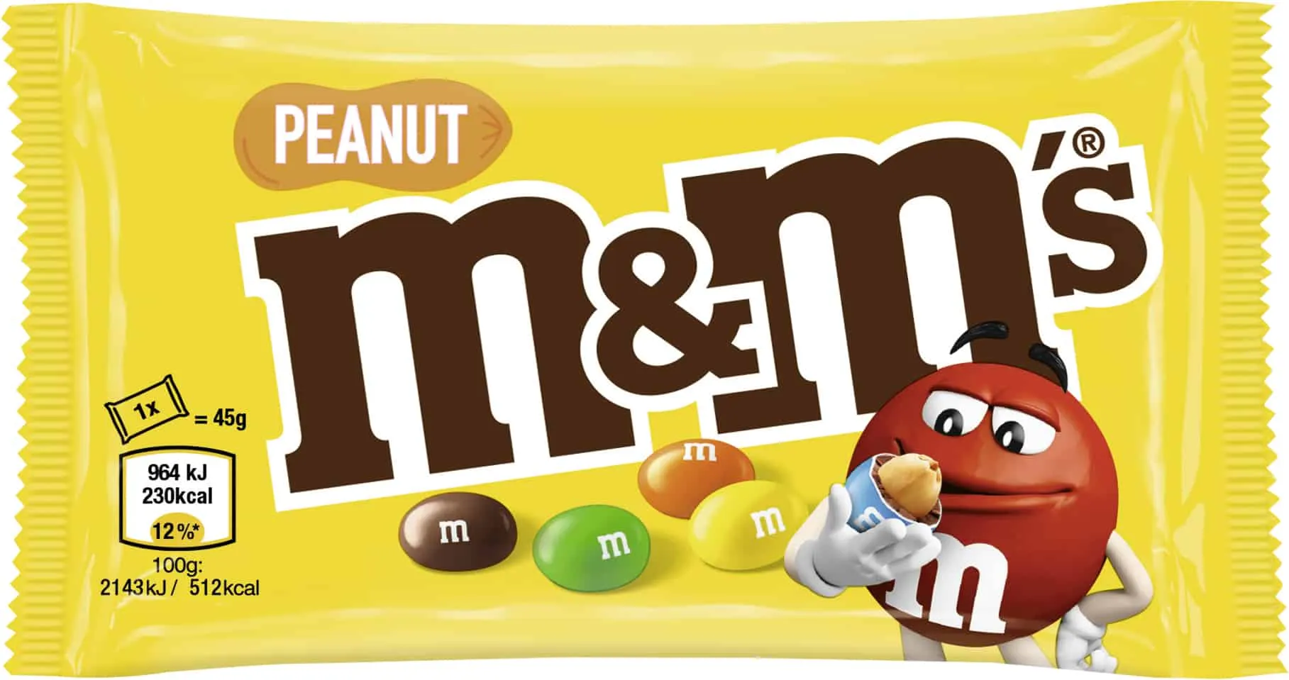 M&M´s Peanut 24×45 g
