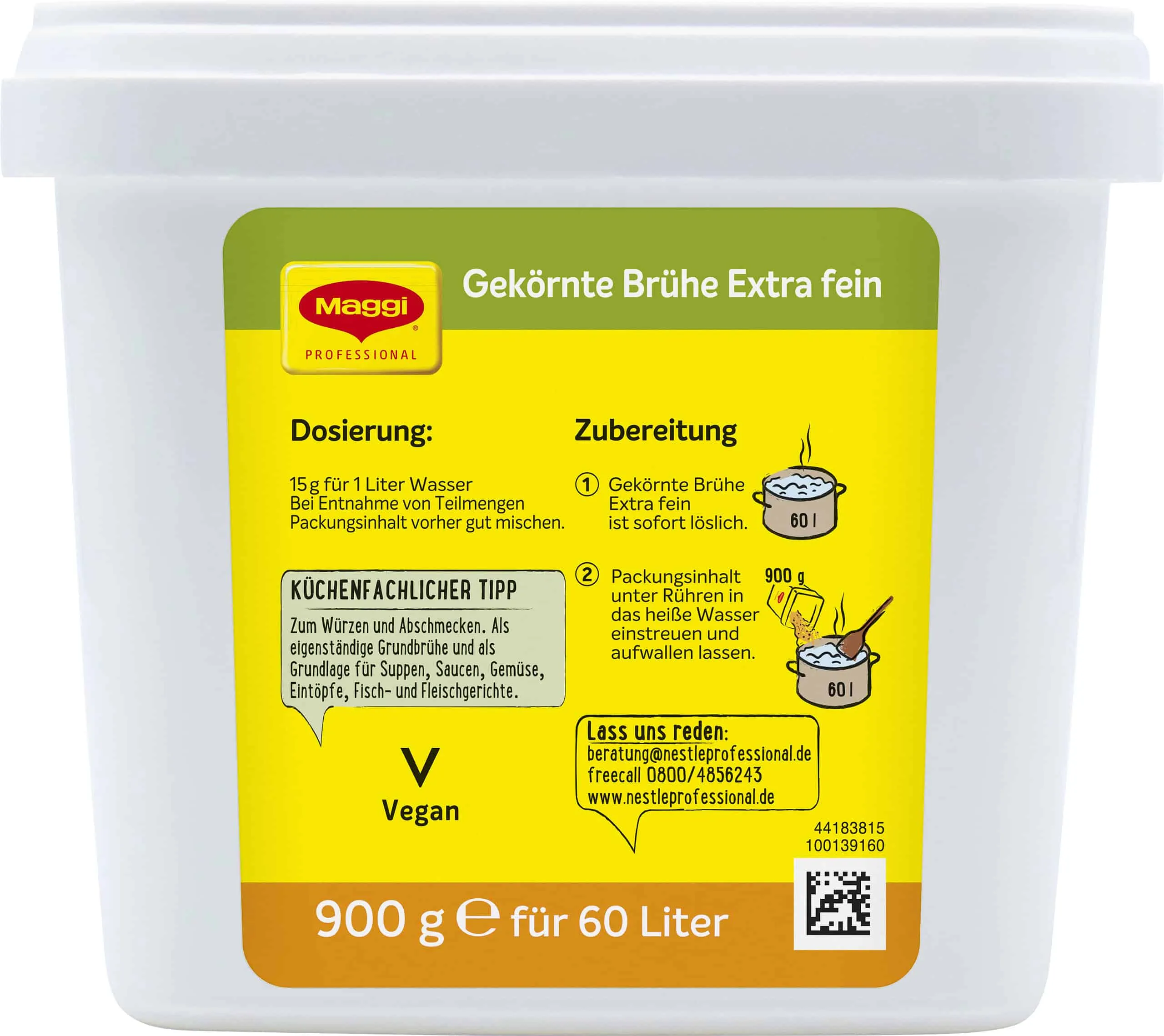 Maggi Gekörnte Brühe 900g