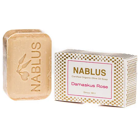 Nablus Olivenölseife Damaskus Rose 100g