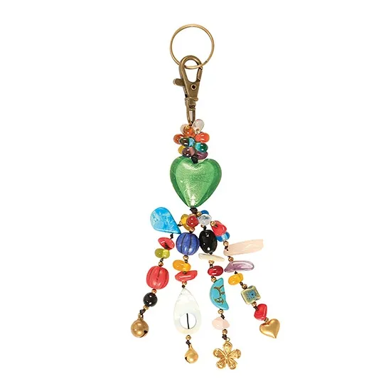 Overbeck and Friends Schlüsselanhänger Herz grün