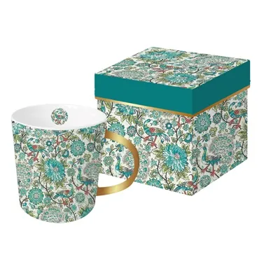 Tasse Trend Mug GB Pavone mit echtem Gold