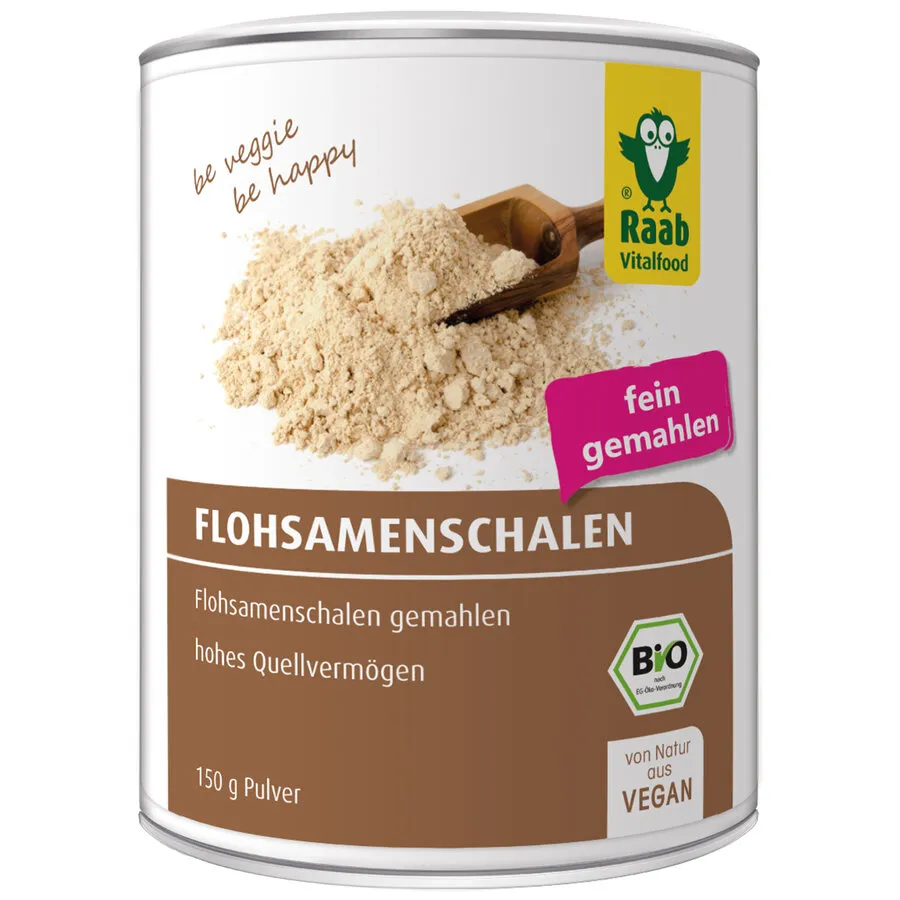 Raab Vitalfood Flohsamenschalenpulver 150g