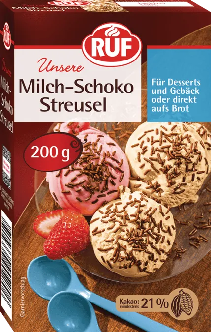 RUF Milch-Schoko-Streusel 200g