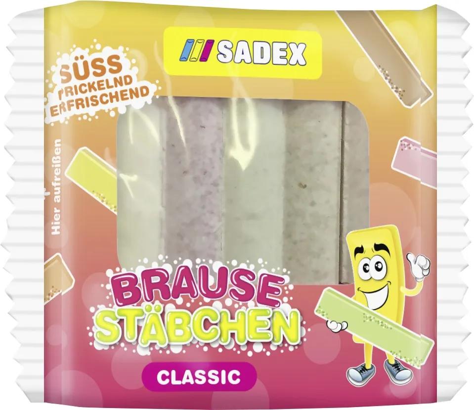 Sadex Brause Stäbchen 60 x5er je 21g 1.260g