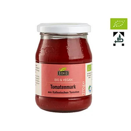 Bio&So Tomatenmark 270g – im Pfandglas