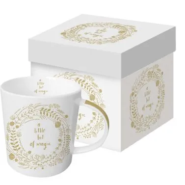 Tasse Magic white Real Gold Trend Mug