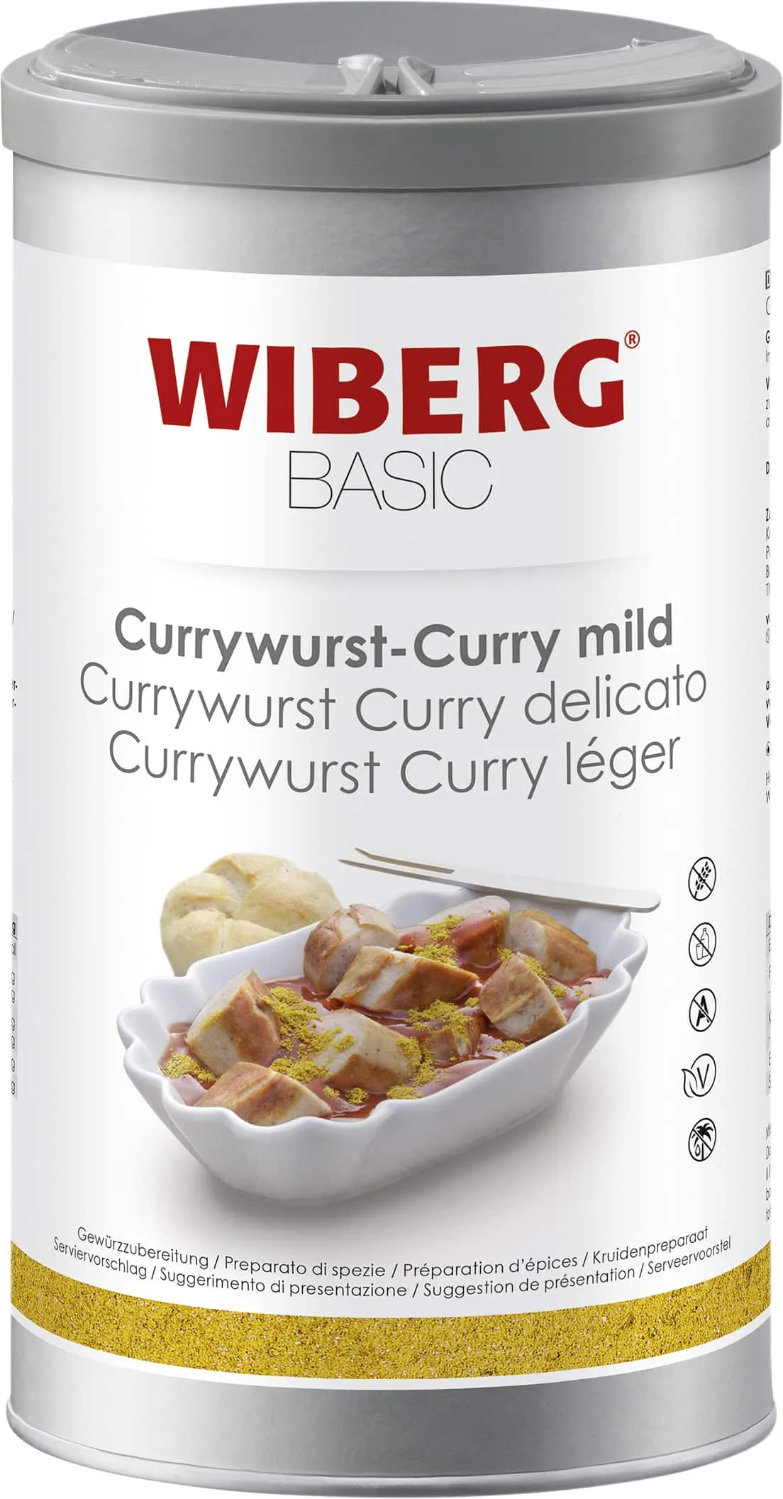 Wiberg Currywurst Curry mild 580 g