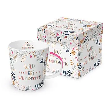 Tasse Trend Mug GB Wild, Frei, Wundervoll