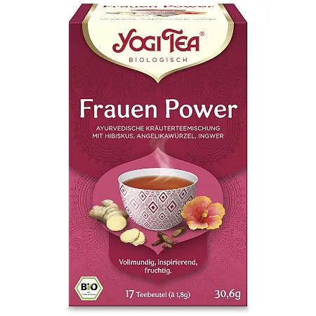 Yogi Tea® Frauen Power Bio Kräutertee 30,6g – 17 x 1,8g