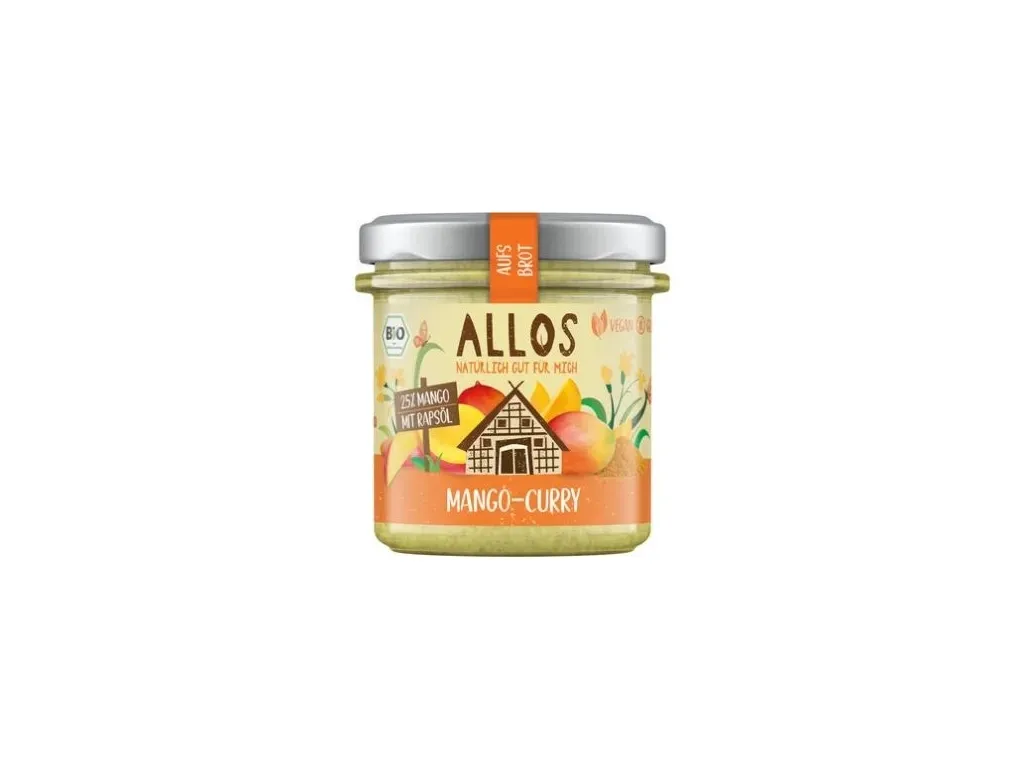 Allos aufs Brot Mango & Curry Bio (140g)