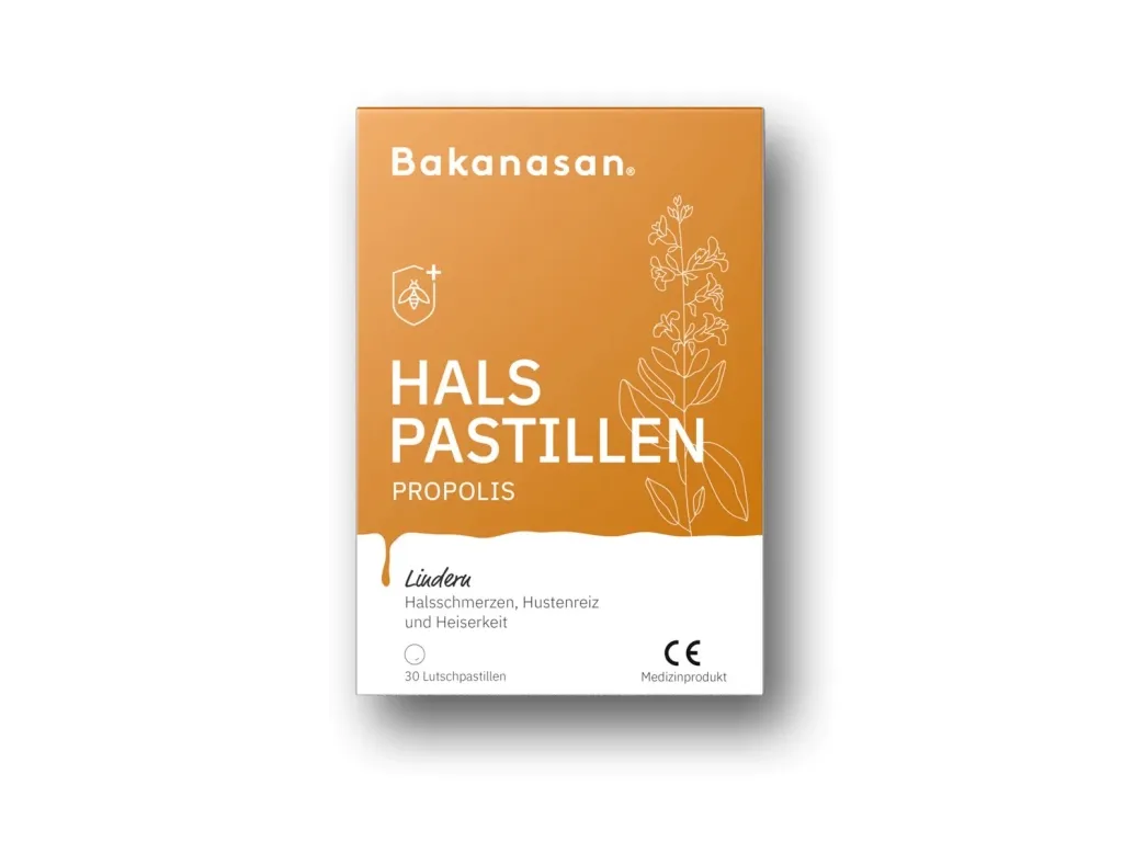 Bakanasan Halspastillen Propolis (30 Stück)