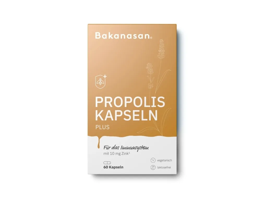 Bakanasan Propolis Kapseln plus (60 Stück)