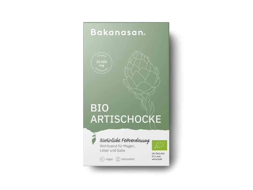 Bakanasan Bio Artischocke Kapseln (100 Stück)