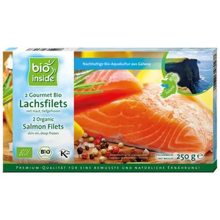 bio inside Gourmet Bio Lachsfilets mit Haut