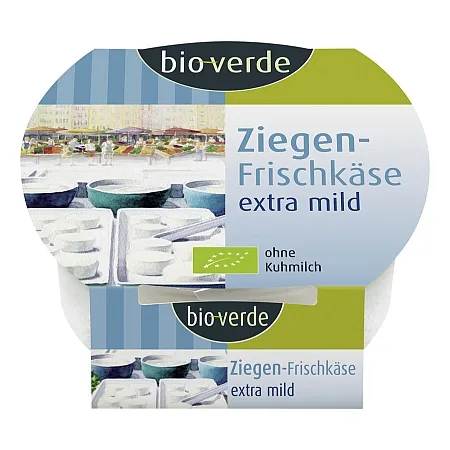 bio verde Ziegenfrischkäse mild Natur 100g