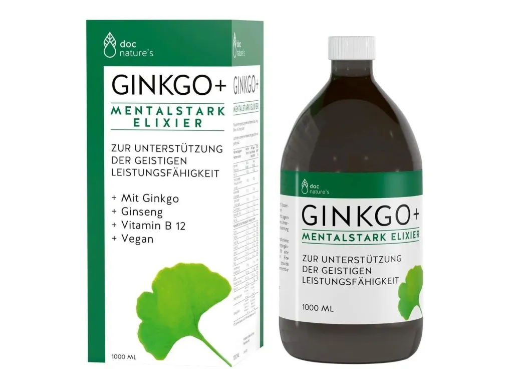 doc natures´s Ginkgo+ Mentalstark Elixier (1000ml)