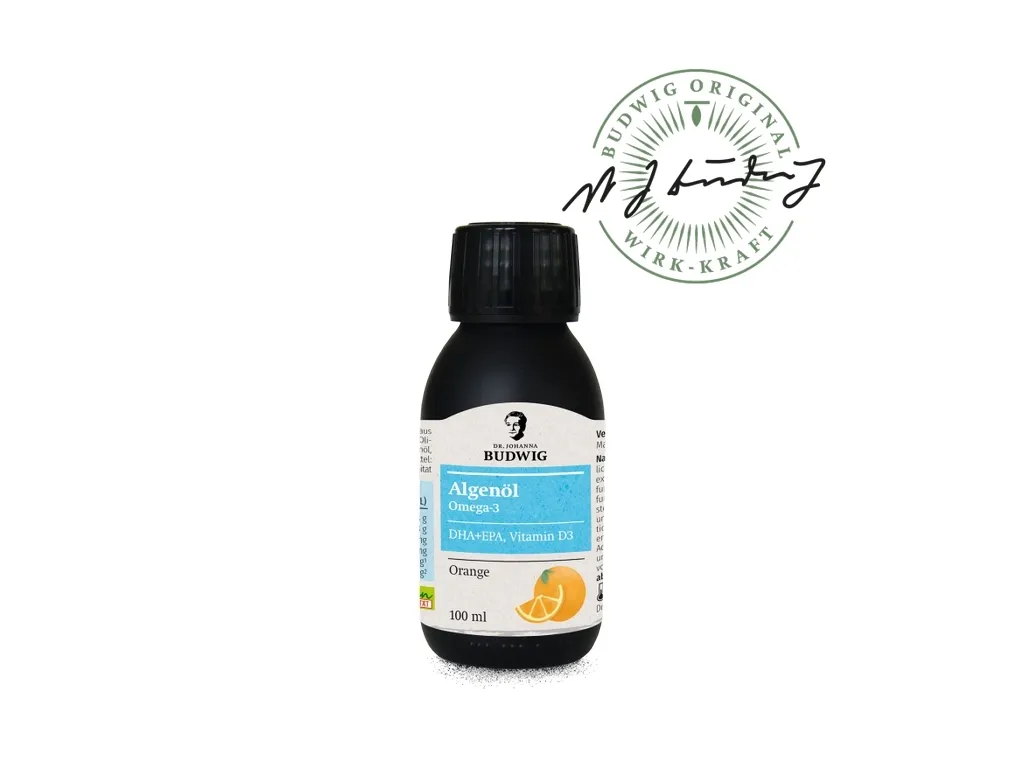 Dr. Budwig´s Omega-3 Algenöl Orange (100ml)