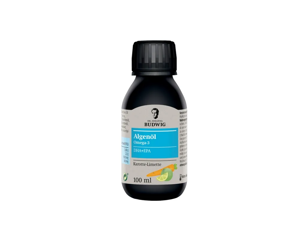 Dr. Budwig´s Omega-3 Algenöl Karotte-Limette (100ml)