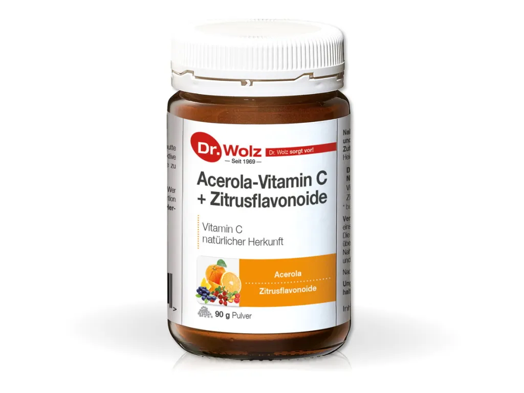 Dr. Wolz Acerola-Vitamin C + Zitrusflavonoide (90 g)