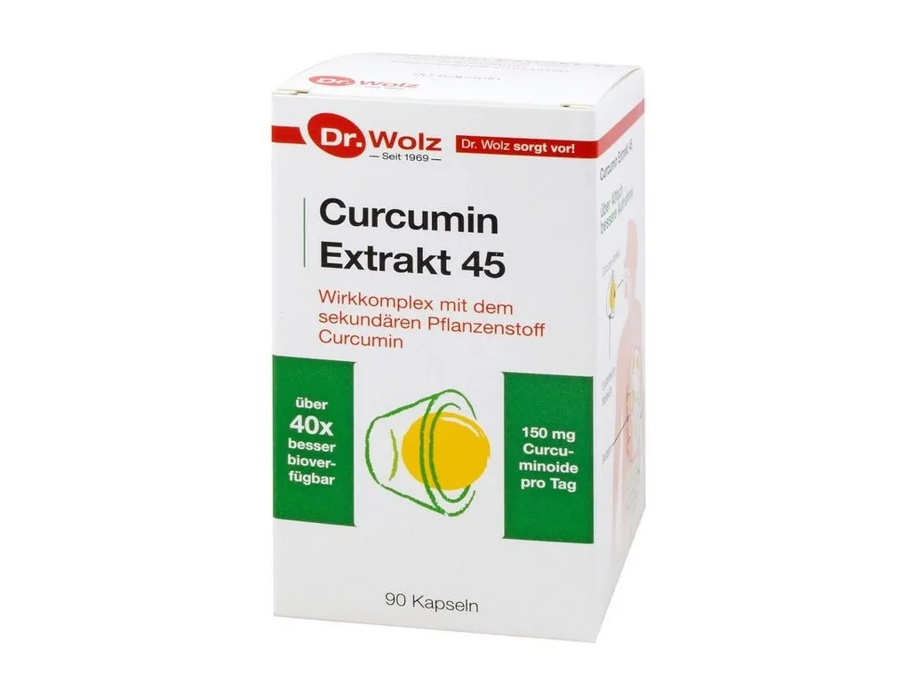 Dr. Wolz Curcumin Extrakt 45 (90 Kapseln) – Bild 2