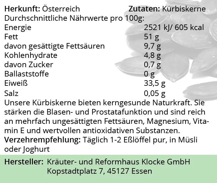 Steirische Kürbiskerne – Bild 2