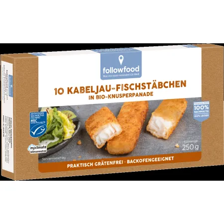 followfood MSC Kabeljau-Fischstäbchen