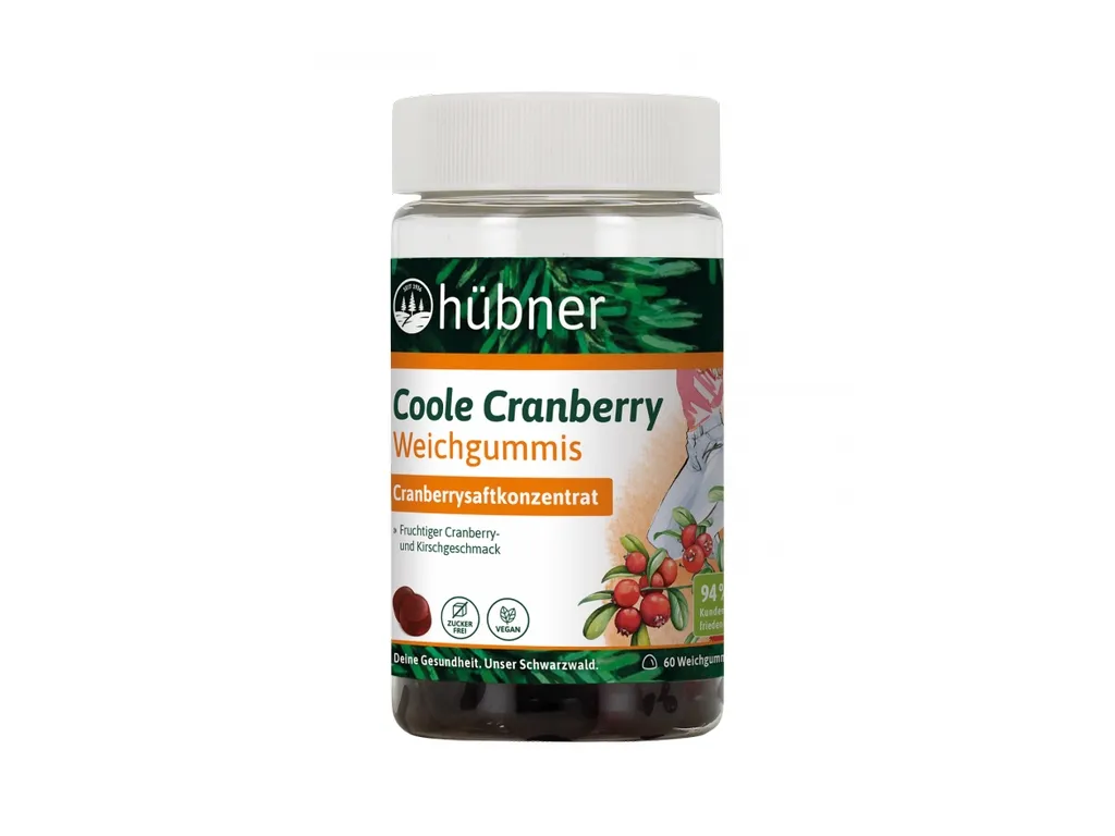 Hübner Coole Cranberry Weichgummis (60 Stück)