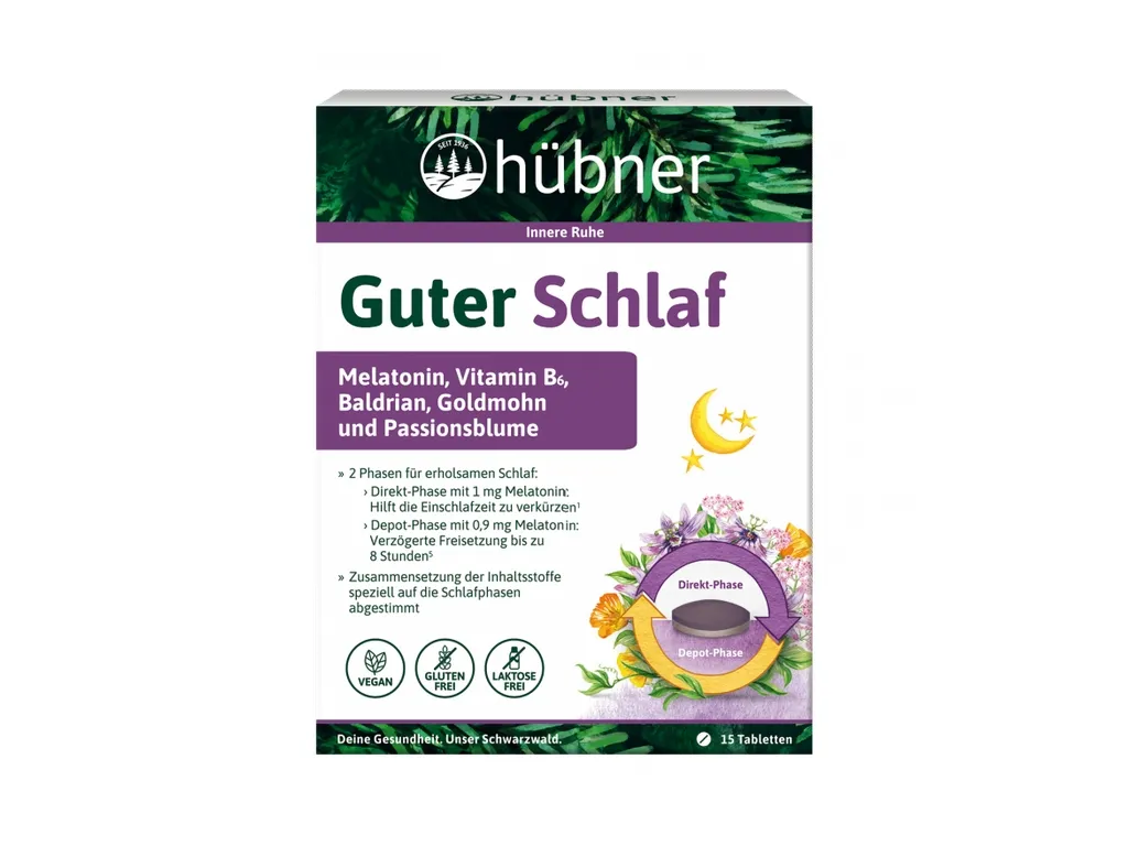 Hübner Guter Schlaf Tabletten (15 Stück) – Bild 2